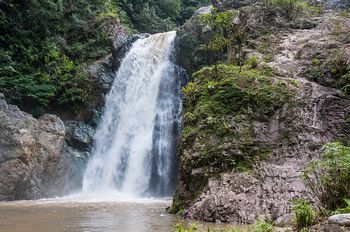 Ausflug zum Salto baiguate bei Jarabacoa.