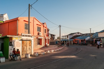 Ranohira, ein Ort auf der afrikanischen Insel Madagaskar.