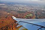 Airbus 340-300 �ber Frankfurt